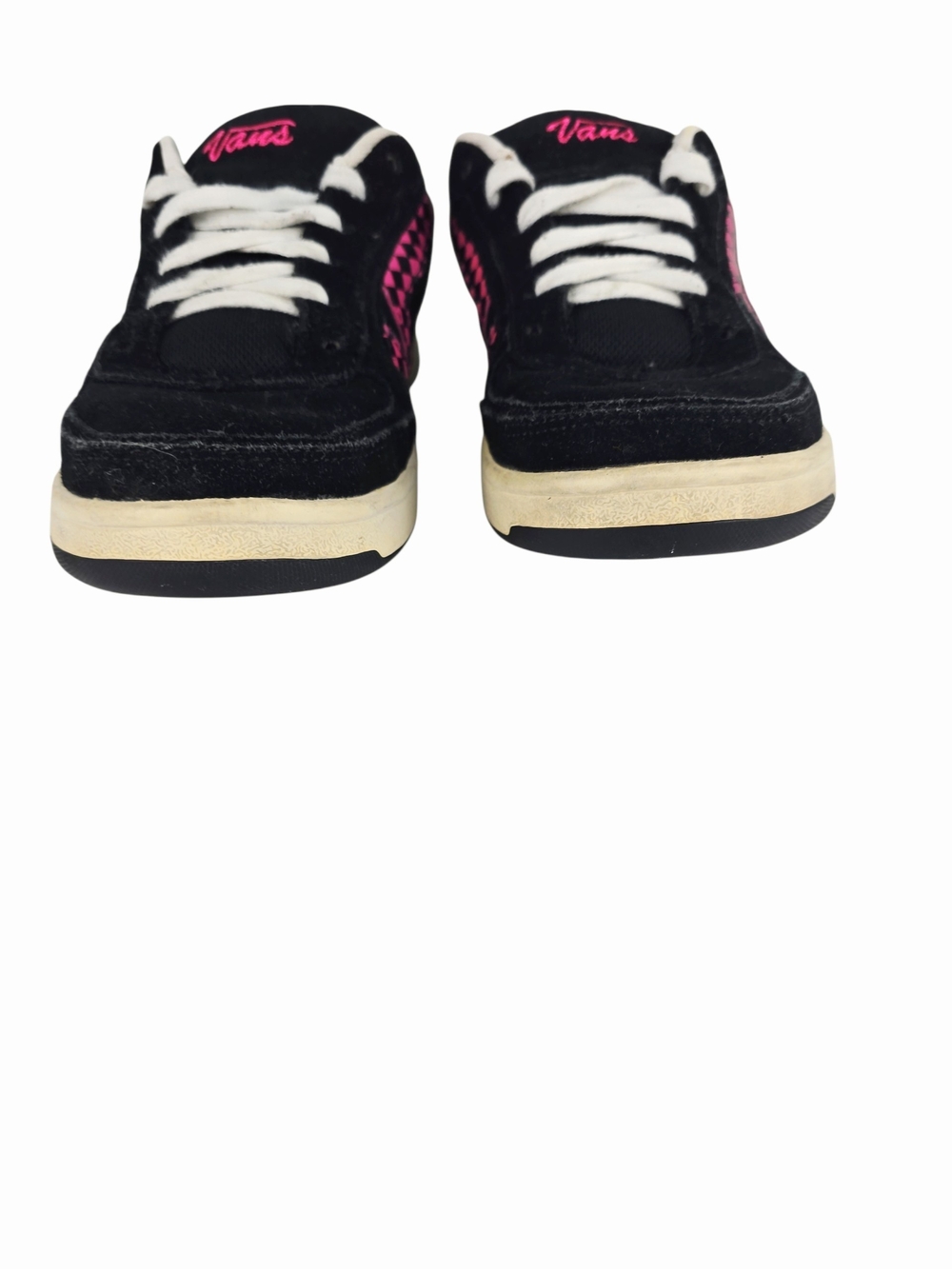 Vans Women's Black & Pink Checkerboard Low-Top Sneakers - Picture 6 of 13